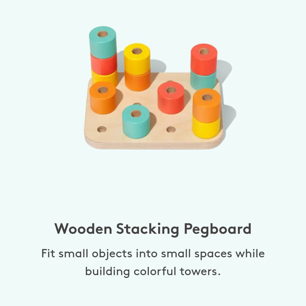 Lovevery Wooden Stacking Play board - old version